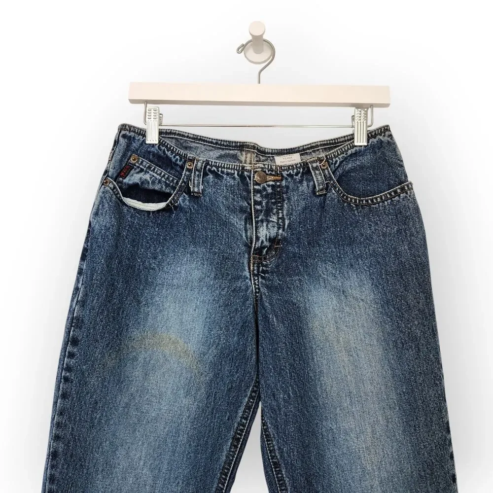 Y2K Mudd Low Rise Flare Jeans Blue Denim Vintage 2000s Mall Brand Bratz 6 - Picture 2 of 14